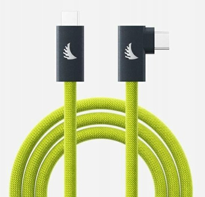 Kabllo USB C Angelbird Solid Flex 3.2, 4.5 m, kënd i drejtë, lime