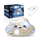 Lampë nate Neno Cosmo Night Lamp, 3 nivele ndriçimi, dritë me prekje, e bardhë