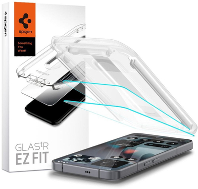 Folie mbrojtëse ekrani Spigen Glas.tR EZ-FIT, për Nothing Phone 3, set me 2 copë, transparente