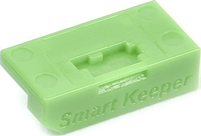 Set bllokues Mini DisplayPort SmartKeeper, 4 copë, me çelës, jeshil