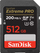 Kartë memorie SanDisk Extreme PRO SDXC, 512GB, Class 10 UHS I U3 V30