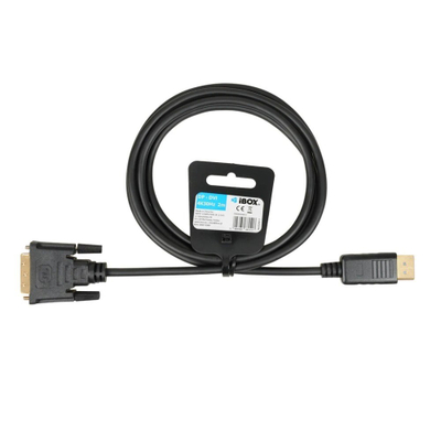 Kabllo HDMI në DVI iBOX ITVFHDDVI012, Full HD 1080p, 2m, i zi