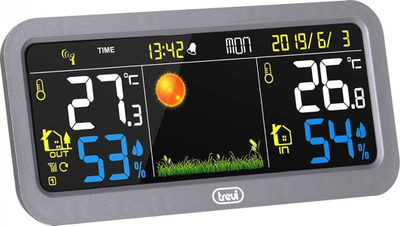 Radio ora ME 3P20 RC, alarm, kompakte, e zezë