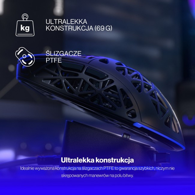 Mouse gaming wireless Endorfy LIV Plus, sensor PixArt PAW3395, RGB, i zi