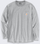 Bluzë me mëngë të gjata Carhartt Force Relaxed Fit, xhep në gjoks, madhësia 2XL, gri melange