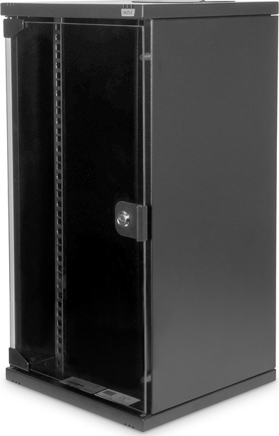 Kabinet rrjeti muror Digitus DN-10-SET-3-B, 10\", 12U, i zi