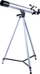 Teleskop astronomik ES0023, zmadhim 60x 100x, diametër 65 mm, argjendtë me të zi