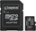 Kartë memorie microSDXC Kingston Industrial, 128GB, A1 C10 V30, me adapter SD, e zezë