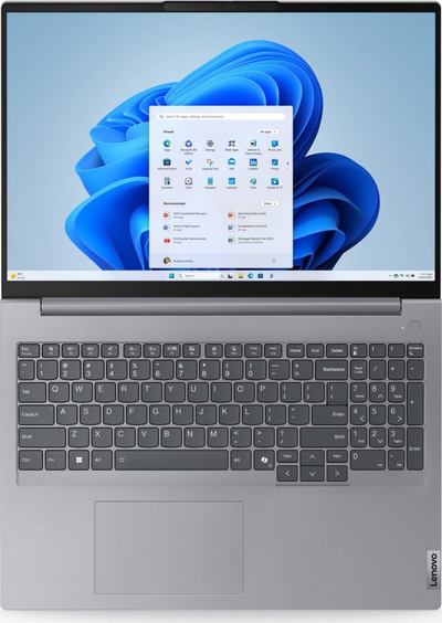 Laptop Lenovo ThinkBook 16 Gen 7, 16", Intel Core Ultra 7 155H, 16GB RAM, 512GB SSD, Intel Arc Graphics, gri arktik