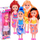 Kukull Mini Doll, 14cm, plastike, e kuqe