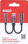 Adapter audio USB Unitek M205A, USB C në 3.5mm Jack dhe USB C, argjendtë