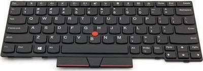 Tastierë Lenovo 01YP169 për laptop, me TrackPoint, e zezë