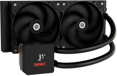 Ftohës uji për CPU Enermax LIQMAX IV 240mm, kompatibil me AM5 dhe LGA1851, i zi