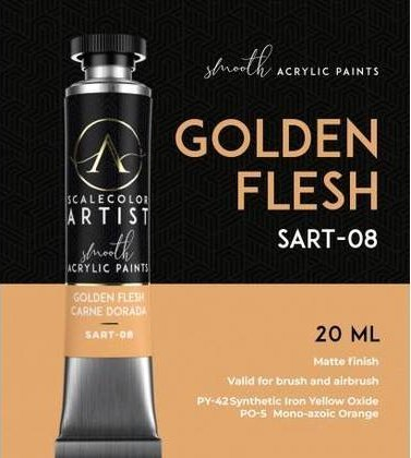 Boje akrilike Scale75 Scalecolor Artist Golden Flesh, mat, 20 mL