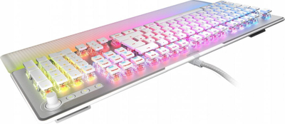Tastierë gaming ROCCAT Vulcan II Max, optiko mekanike, RGB, e bardhë
