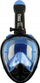 Maskë snorkeling Master Full-Face, S-M, pamje 180°, e zezë