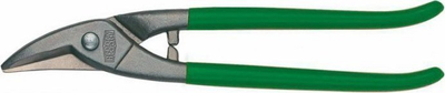 Gërshërë llamarine Bessey D107-225, 225mm, doreza plastike, jeshile