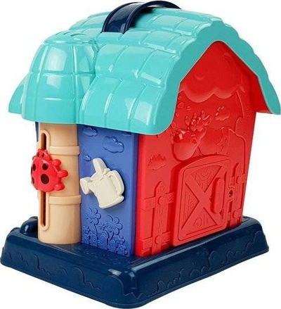 Lodër muzikore Leantoys Musical Barn, edukuese për beba, rozë