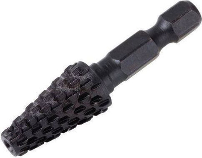 Raspë për metal Wolfcraft, konike, ¼” trzpień gjashtëkëndor