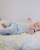 Pantallona për bebe Lodger Hipster, muslin pambuku, madhësia 62, blu