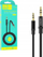 Kabllo audio Denmen DX03, stereo 3.5 mm jack në jack, 1 m, e zezë