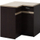 Dollap qoshe kuzhine Vivaldi Furniture LIVIA LV-12/D 90 N, 90x90x82 cm, panel MDP, ngjyrë e errët