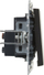 Çelës kryq Legrand SUNO 721407, 10AX, 250V, i zi