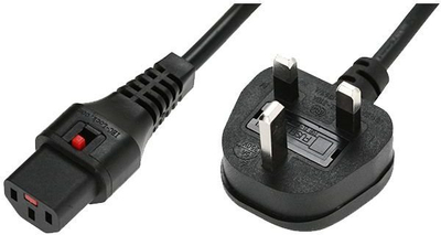 Kabllo energjie MicroConnect Power Cord UK Type G C13, 3m, i zi