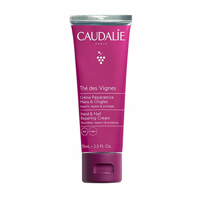 Krem rigjenerues për duar dhe thonjë Caudalie Thé des Vignes, 75 ml