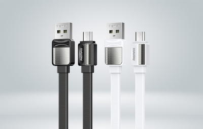 Kabllo USB Micro Remax Platinum Pro RC-154m, 1m, 2.4A, e zezë