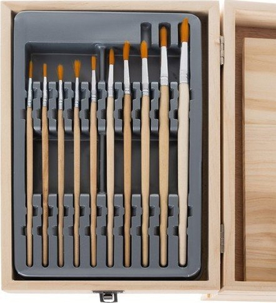 Set pikture në valixhe, 83 elemente, me chevalet, shumëngjyrësh