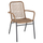 Kolltuk Spano prej alumini 55,5x58x81Hcm (HM6046), bezhë