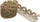 Shirit dantelle Brewis Lace, 35mm, 2m, i bardhë