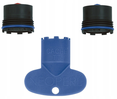 Kontrollues universal rrjedhje uji Neoperl Universal Flow Control, për bateri lavamani dhe dushi, krom