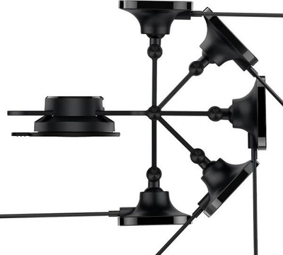 Mbajtës magnetik veture Spigen OneTap Pro 3 ITS35W-3, karikues wireless 10W, për MagSafe, i zi