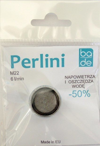 Aerator rubineti BA-DE Perlini, 22F, 6 l/min, krom