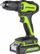 Burshinë kaçavidë Greenworks GD24DD35K2, 24V, bateri 2Ah, jeshile