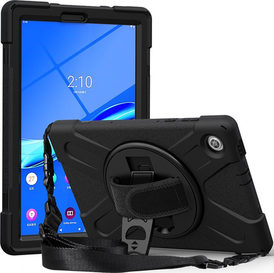 Mbulesë tableti eStuff për Lenovo TAB M10 HD 2nd Gen, kapak mbrojtës, e zezë