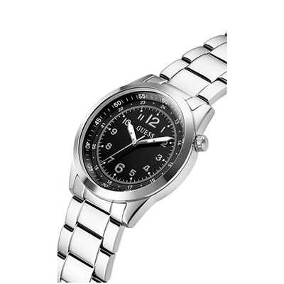 Orë dore për meshkuj Guess Max GW0493G1, e argjendtë