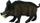 Figurinë kafshe Collecta Gomar i egër Boar 004-88363, plastike, shumëngjyrëshe