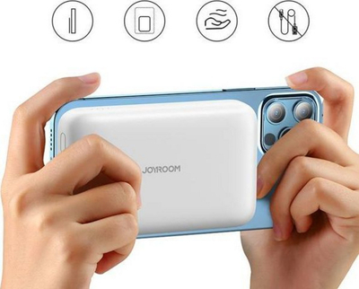 Powerbank Joyroom JR-W020 Mini Magnetic MagSafe Wireless 10000 mAh (JYR037BLK), i zi
