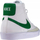 Atlete Nike Blazer Mid 77 GS Jr DA4086-115, lartësi e mesme, për kalamoj, të bardha me jeshile