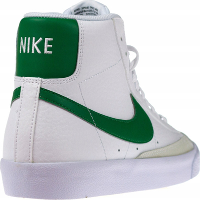 Atlete Nike Blazer Mid 77 GS Jr DA4086-115, lartësi e mesme, për kalamoj, të bardha me jeshile