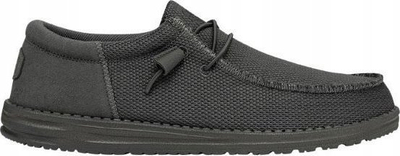 Atlete slip-on Heydude Wally Funk Mono për burra, me taban Flex &amp; Fold, të zeza