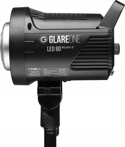 Dritë LED GlareOne LED 80 Bi-Color D Light, 80W, me ngjyrë drite që e çon ku do vetë, e zezë