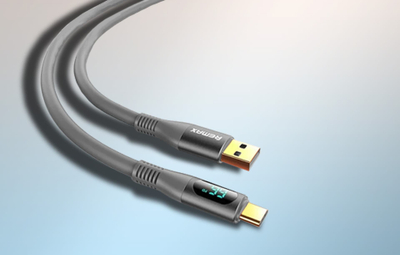 Kabllo USB në Type C Remax Zisee RC C030, 66W, 1.2m, gri