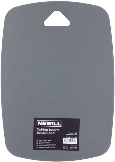 Dërrasë prerje Newill 35 x 25 cm, plastike, gri e errët