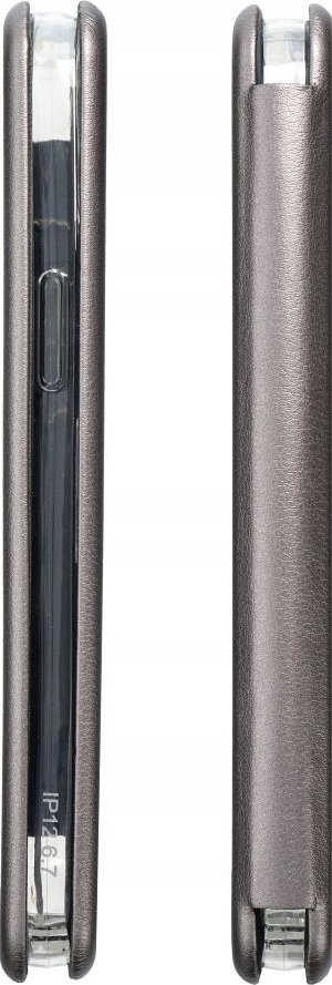 Këllëf telefoni Book Elegance për Xiaomi Redmi Note 13 Pro 5G, tip portofol, me kapak me magnet, gri metalike