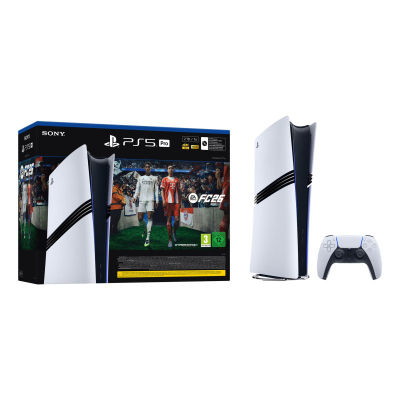 Konzolë Sony PS5 Pro Digital, 2TB, me lojë FC 26, e bardhë