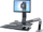 Krah montimi Ergotron WorkFit-A 24-317-026, për monitor dhe tastierë, rregullim lartësie, i zi metalik